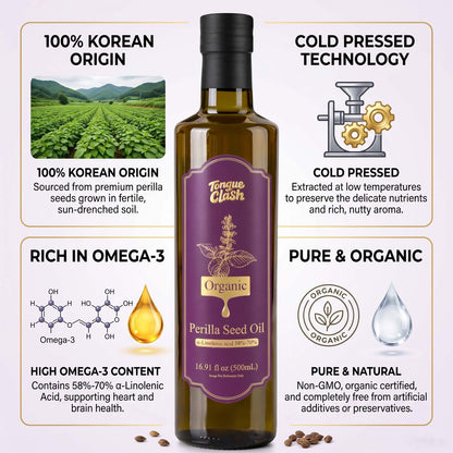 Organic Perilla Seed Oil - 8.8 fl oz