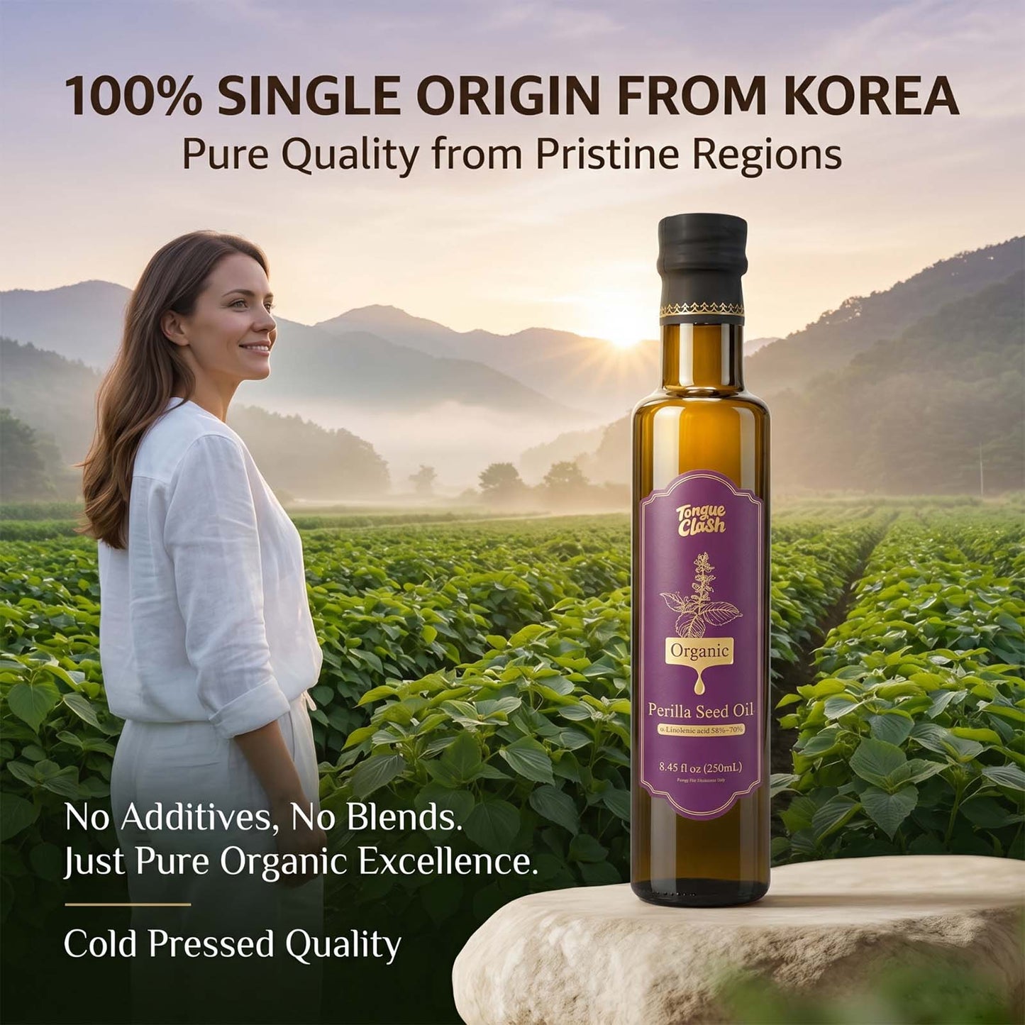 Organic Perilla Seed Oil - 8.8 fl oz