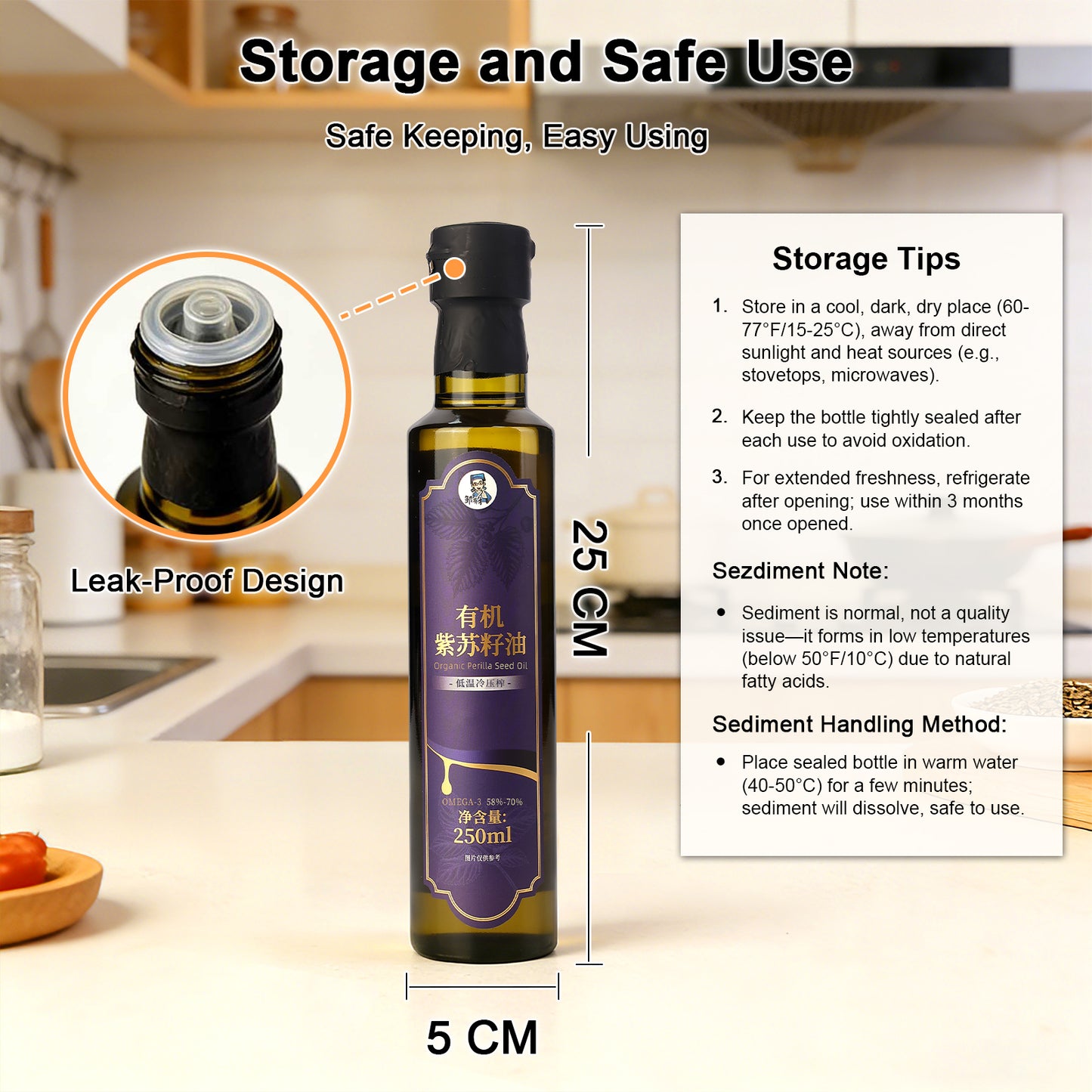 Organic Perilla Seed Oil - 8.8 fl oz